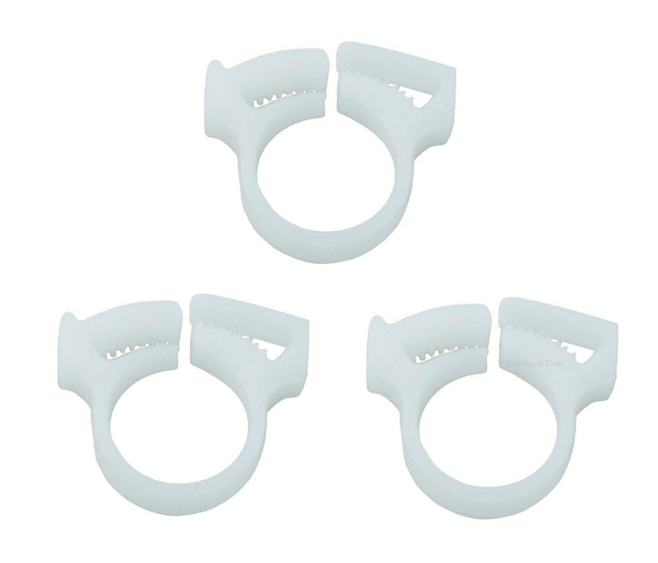 ATIE Pool Cleaner Sweep Hose Attachment Clamp B15 For Polaris 280 360 White
