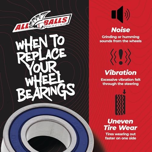 Racing 25-1076 Wheel Bearing Kit Compatible with/Replacement for Honda