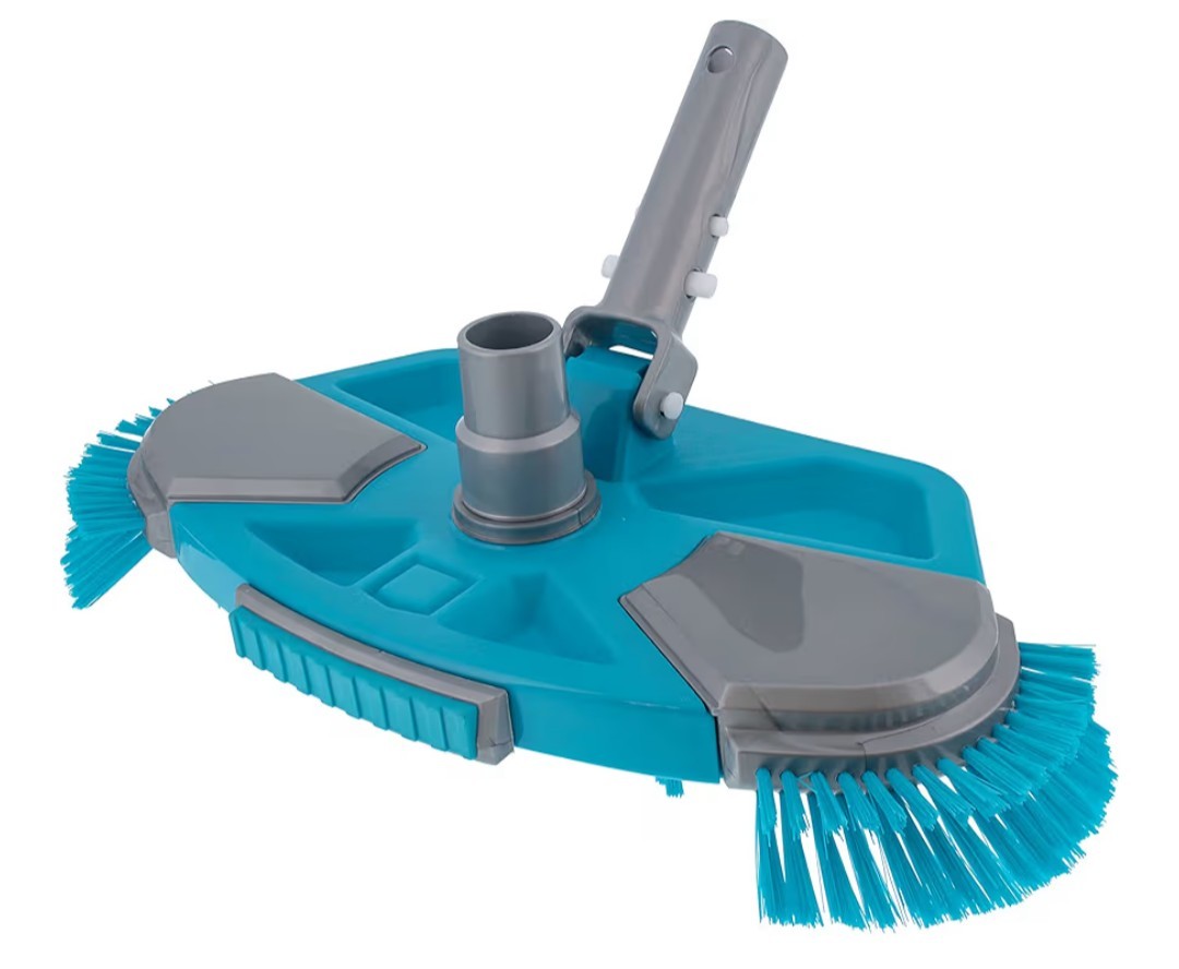 VH-324 Deluxe Weighted Pool Vacuum Head With Side Brushes Swivel Connections