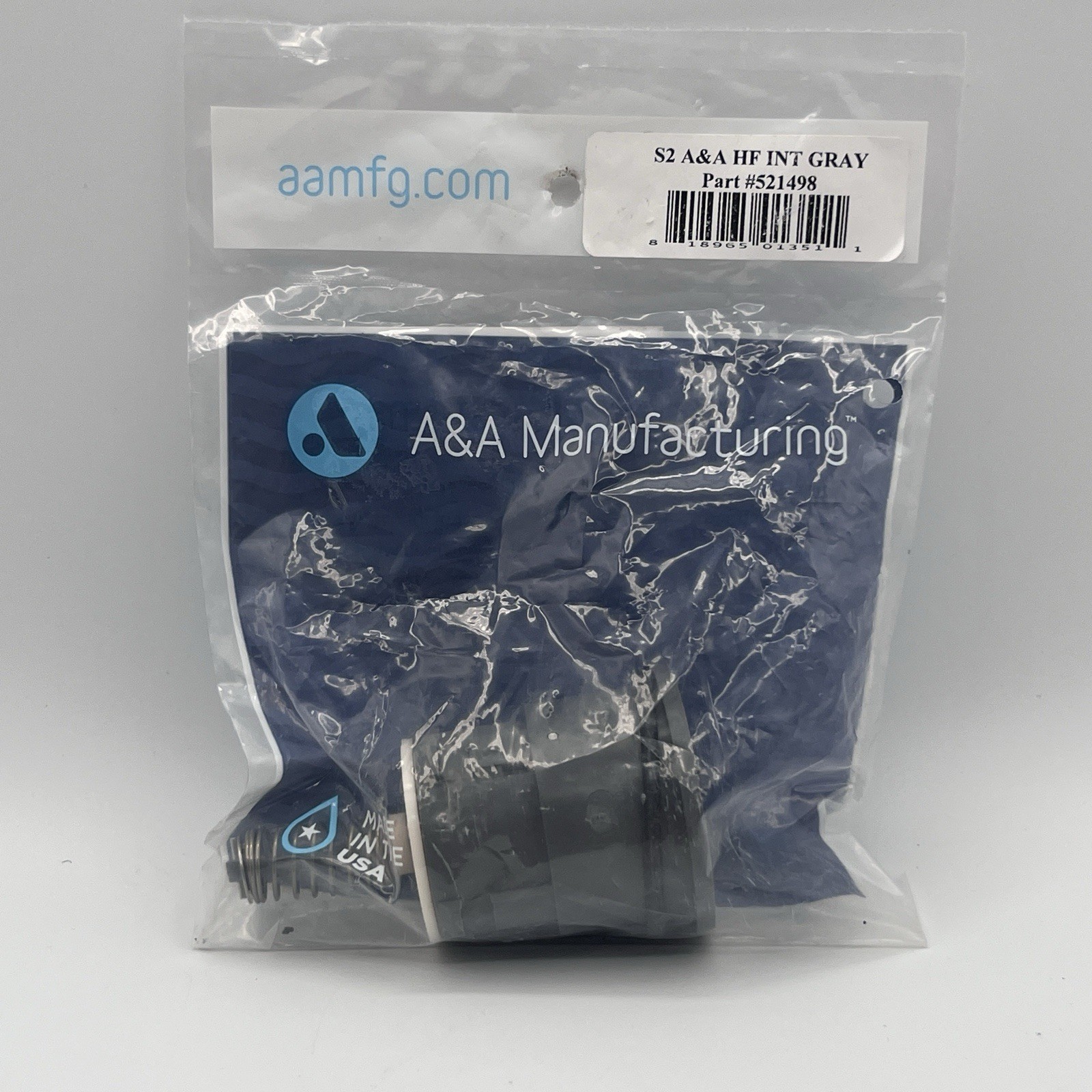 A&A Manufacturing 521498 Replacement Style II High Flow Cleaning Head, Gray