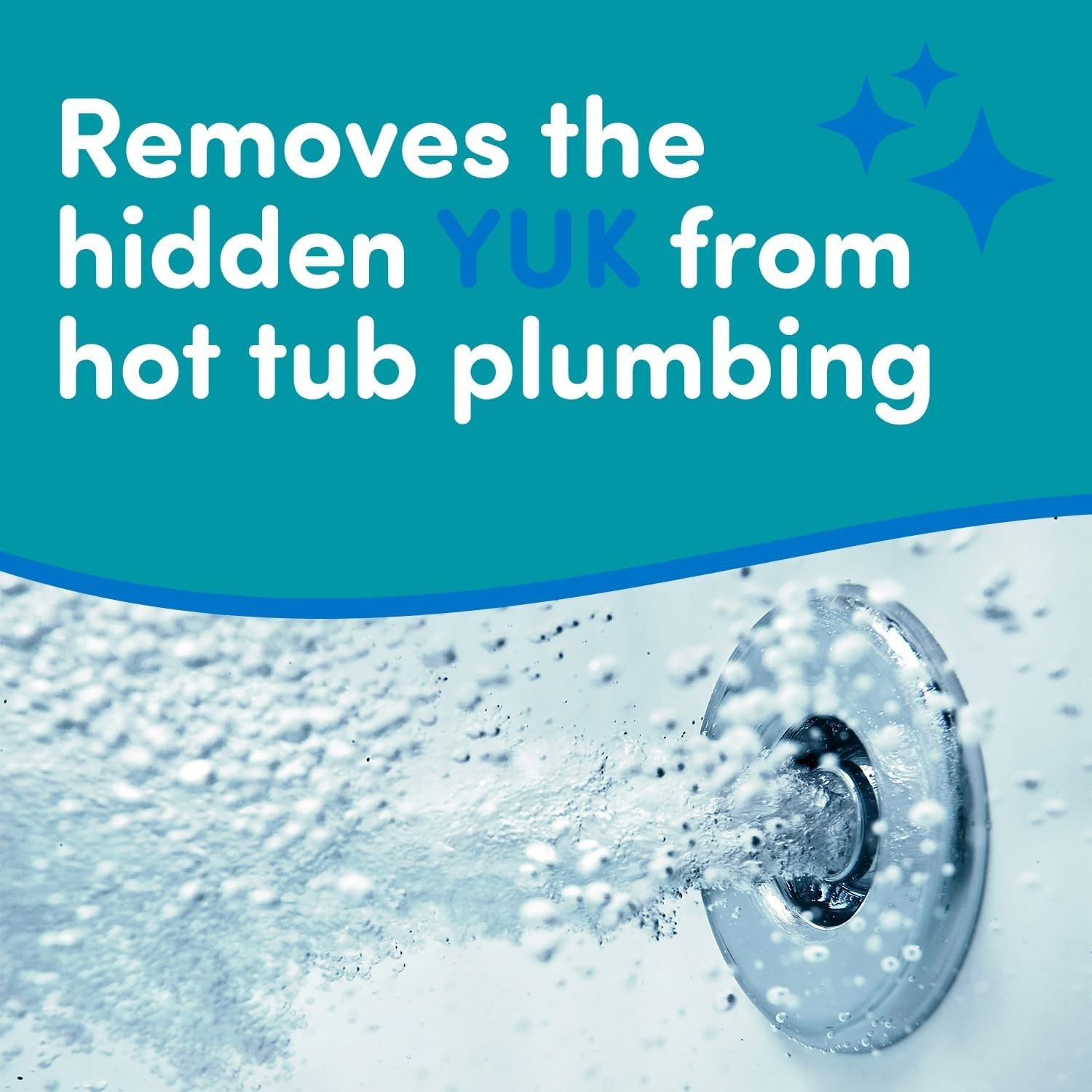 Oh Yuk Healthy Hot Tub Cleaner, Hot Tub Cleaner for Indoor and Outdoor Hot Tu…