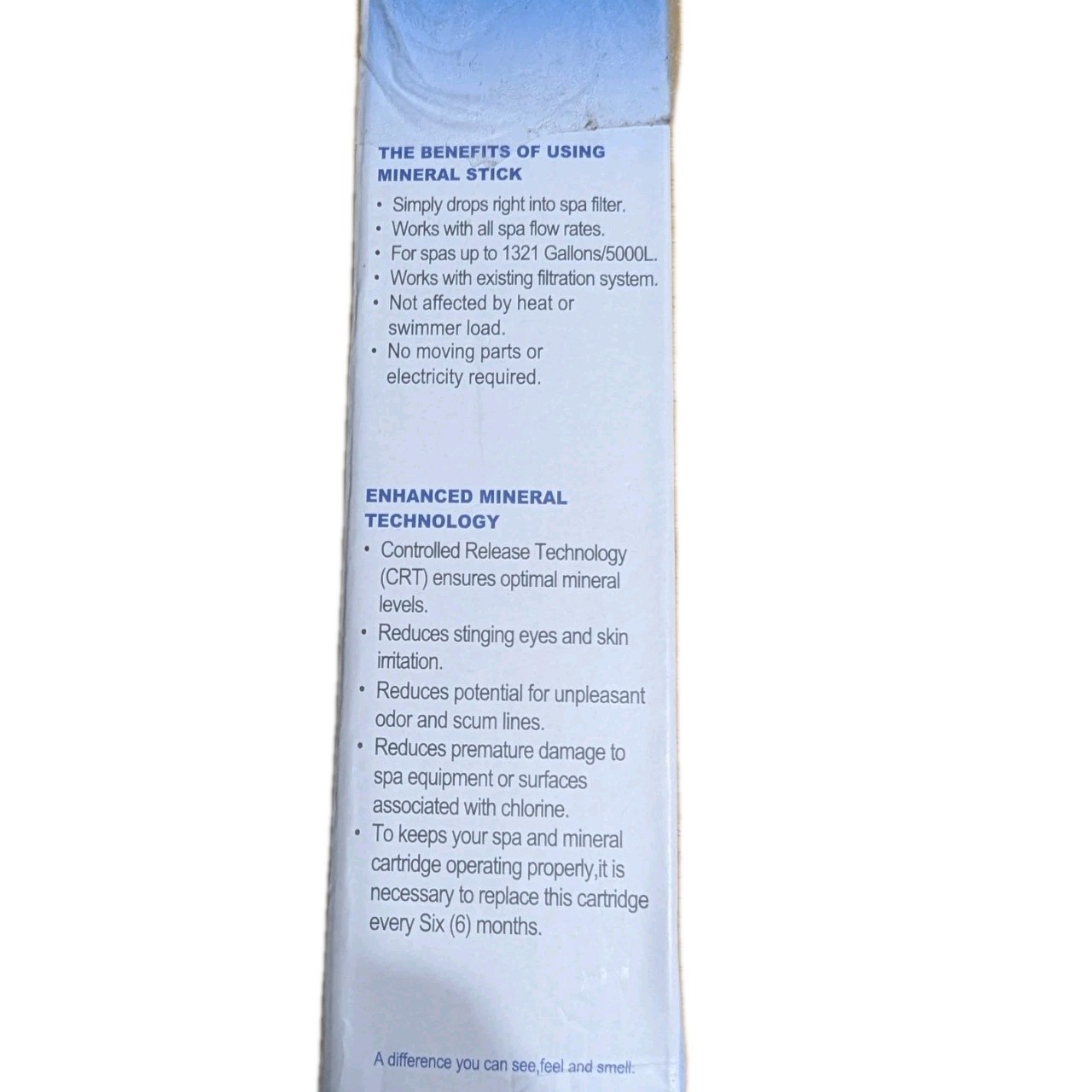 2 Pack Hotub Joy Hot Tub Filter Silver Ion Spa Mineral Cartridge Stick (df)