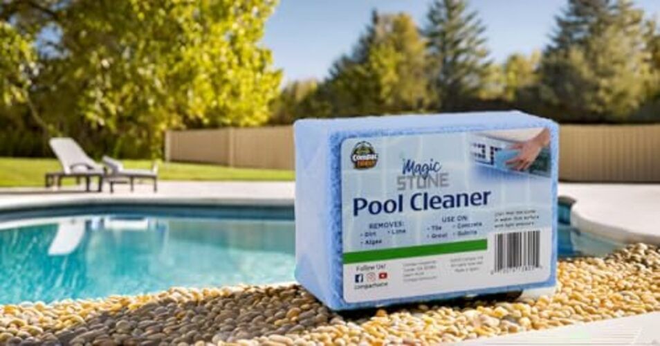 Magic Stone Pool Cleaner to Easily Remove Dirt, Algae, 1 Count (Pack of 1)