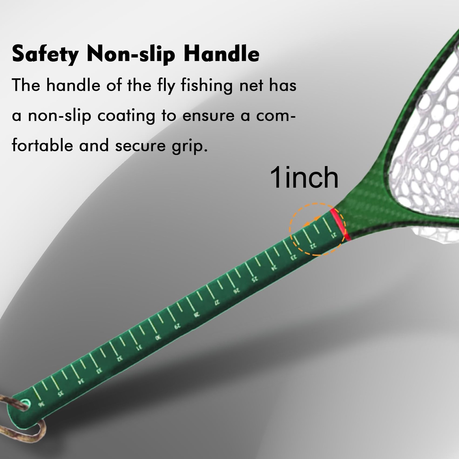 Riverruns Fly Fishing Landing Net Carbon Fiber Trout Net with Measurement Han…