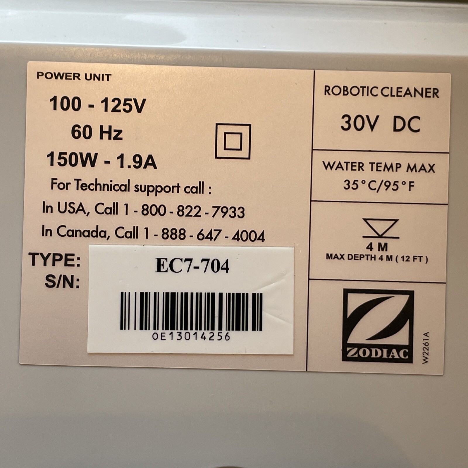 Polaris Zodiac R0543500 Control Unit Complete for Polaris P93 Robotic Cleaner