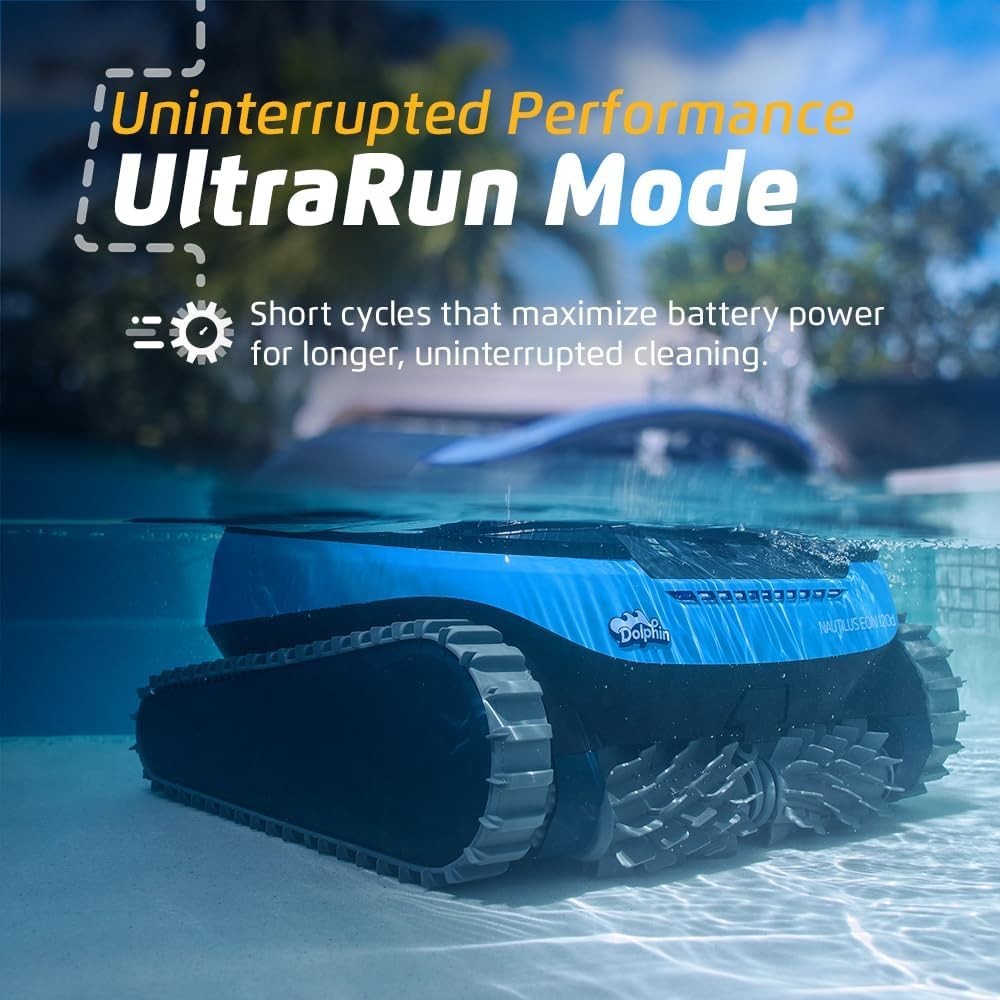 Dolphin Nautilus EON 120D Cordless WiFi Robotic Pool Cleaner 50FT