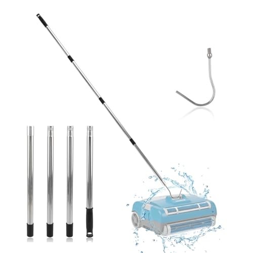 Hook for Robotics Pool Cleaner, with 68 Inches Adjustable Stainless silver