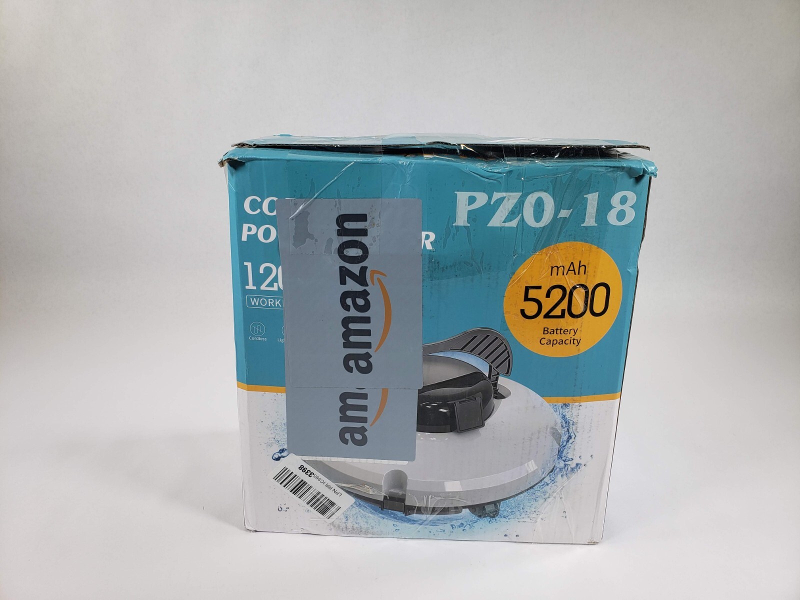 Cordless Pool Vacuum for Above Ground Pool Up to 1000 Sq.Ft DAMAGED HANDLE, USED