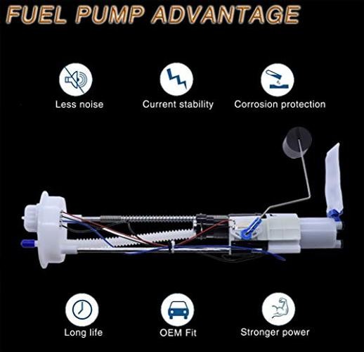 Electric Fuel Pump Assembly with Tank Seal Replacement for Polaris 2204945