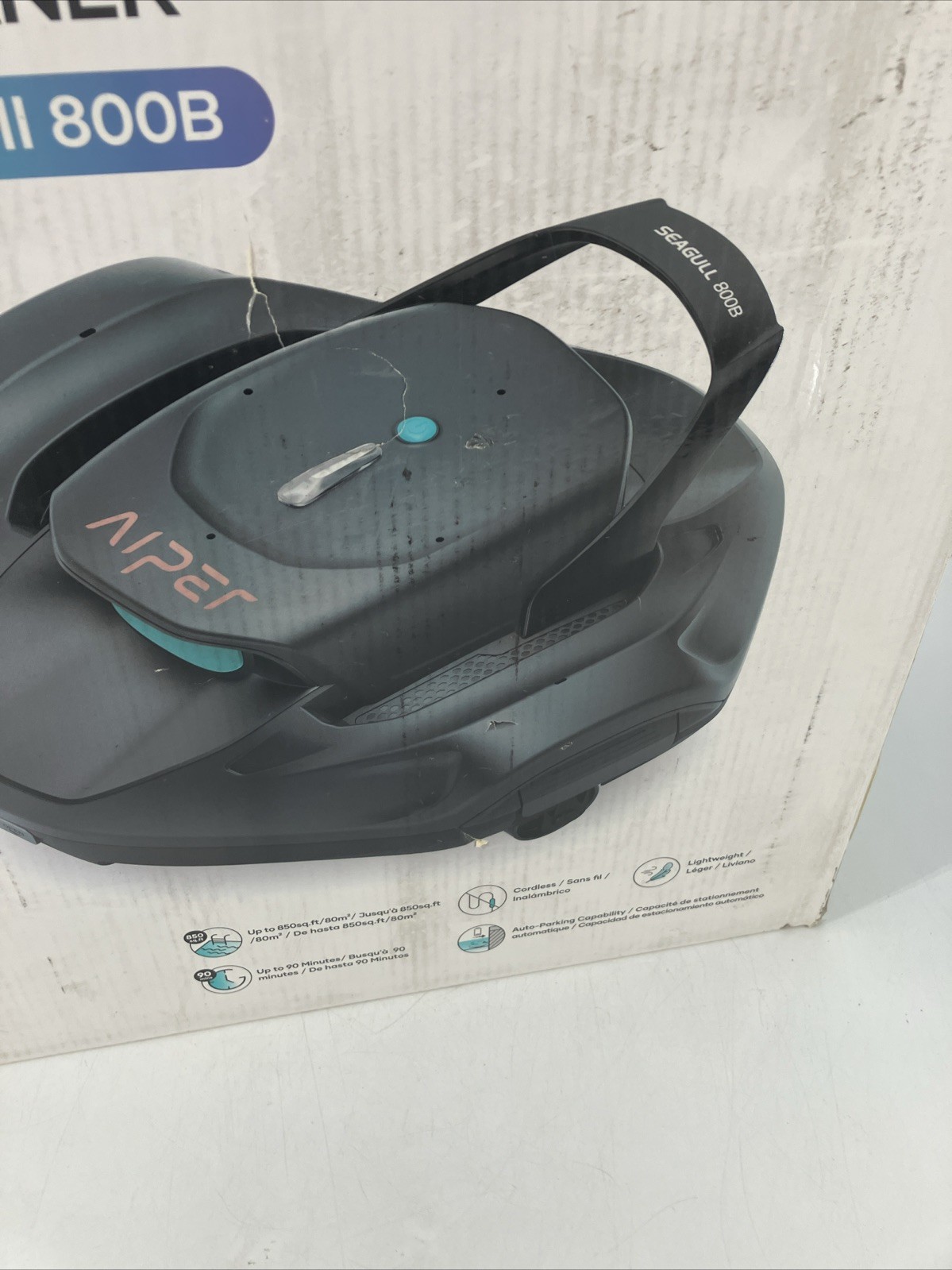 AIPER Seagull 800B 90-Min Battery Life Flat Pool up to 860 sq.ft