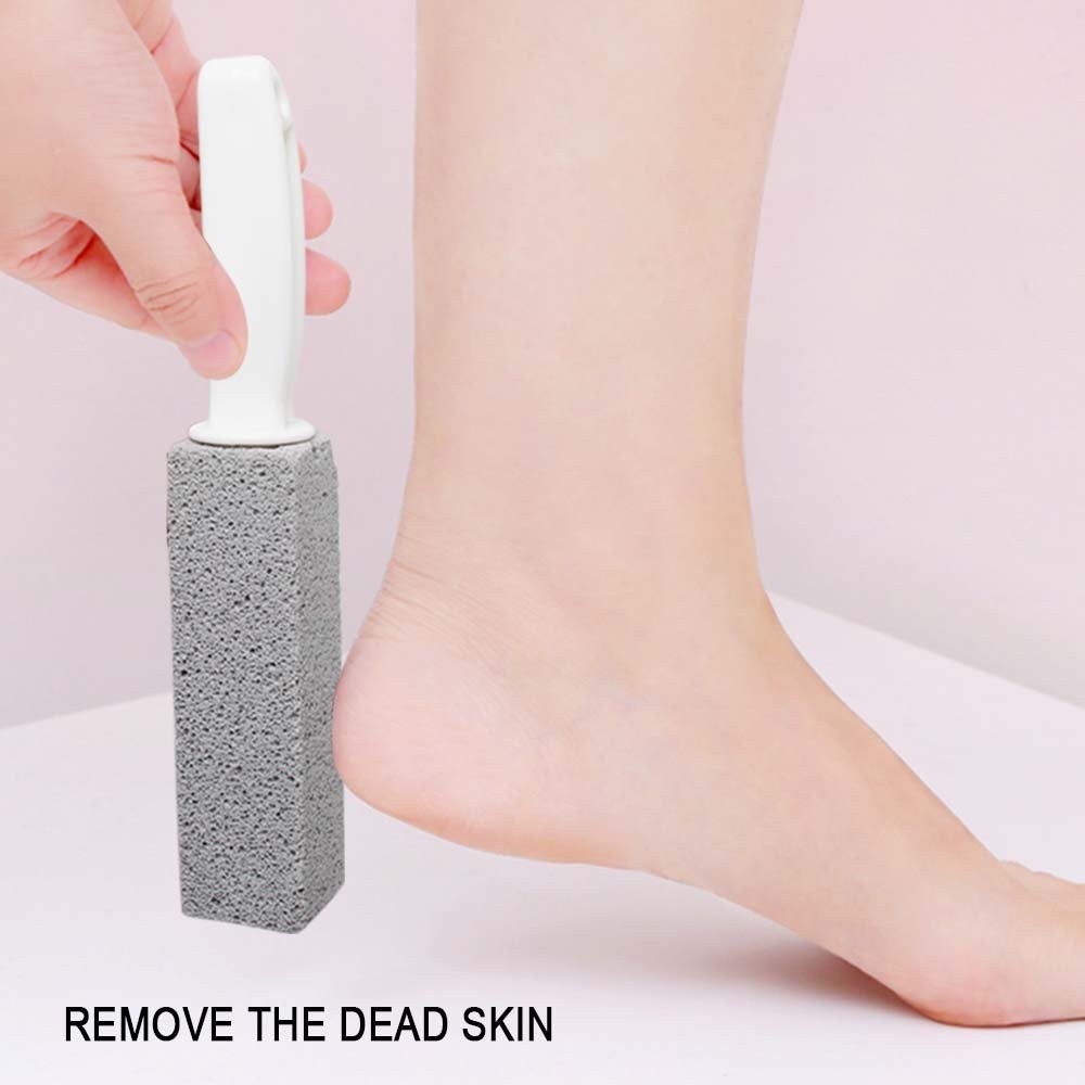 4 Pack Toilet Pumice Stone with Handle, Pumice Stone Toilet Bowl Cleaner Pumi…