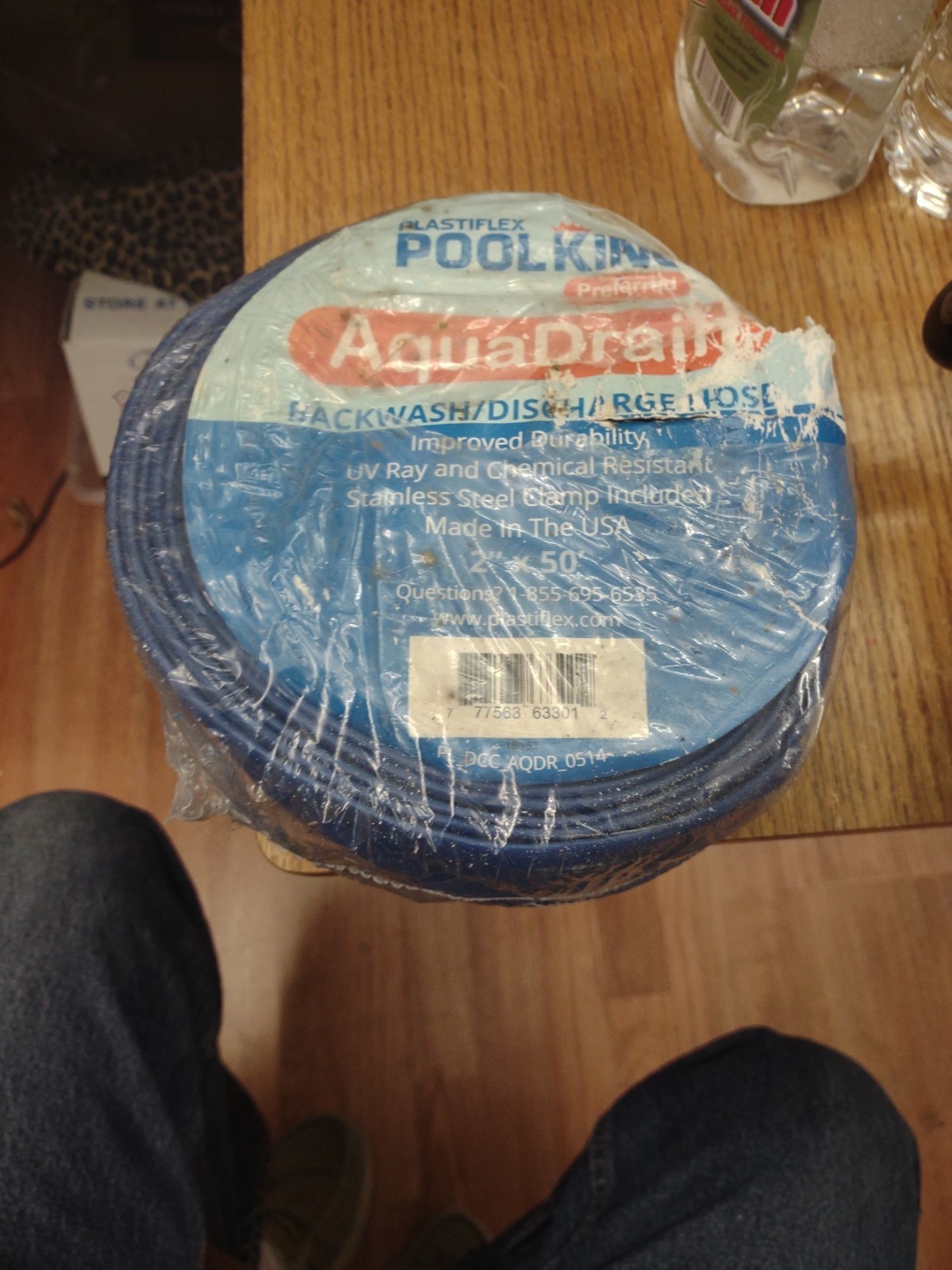 NEW Plastiflex Pool King Preferred AquaDrain Backwash/Discharge Hose 2&Prime;x50&prime;