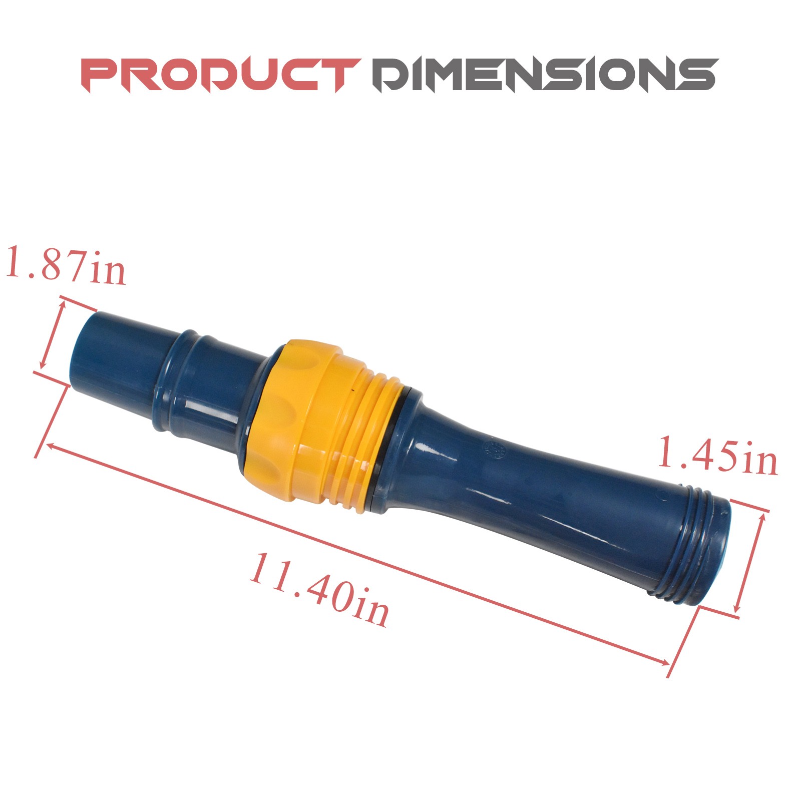 W70326 Cassette Outer Extension Pipe with Handnut for Zodiac Baracuda G3/G3 Pro.