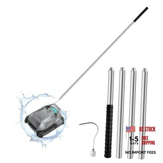 succulentlovers Pool Retrieval Hook with 70 Inch Adjustable Stainless 1pcs long