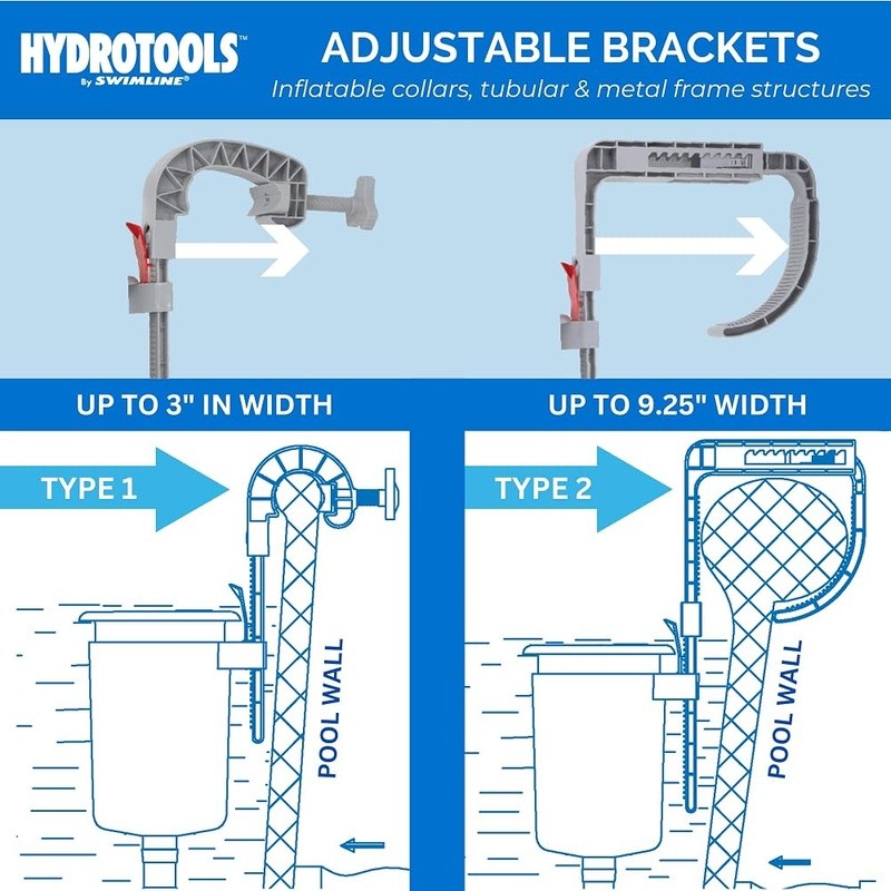 Intex Pool Skimmer Easy Install Automated Debris Removal UV Resistant Durable US