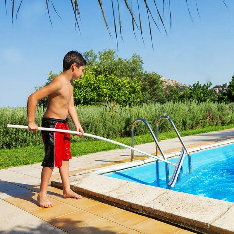 Heavy Duty 18&Prime; Strong Aluminium Swimming Pool Cleaning Brush Wall, Tiles & Floor