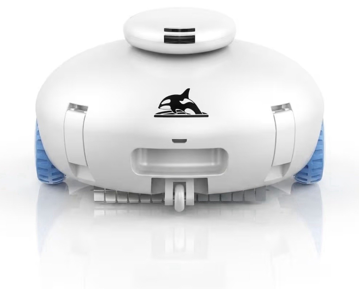 AQUVII K2 Robotic Pool Cleaner Dual Scraper, Smart Auto Parking, 80 GPM