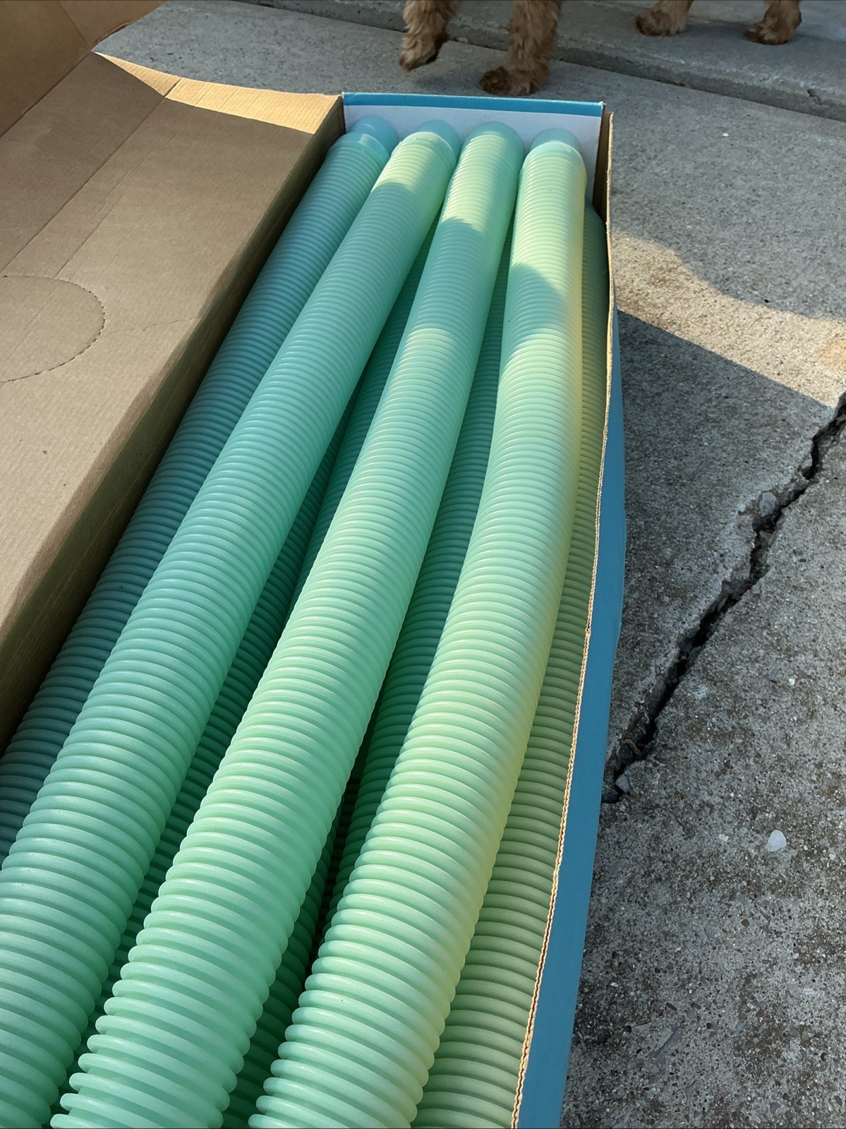 Hose Kit Kreepy Krauly Pool Vacuum 12 piece Set translucent Blue 32’
