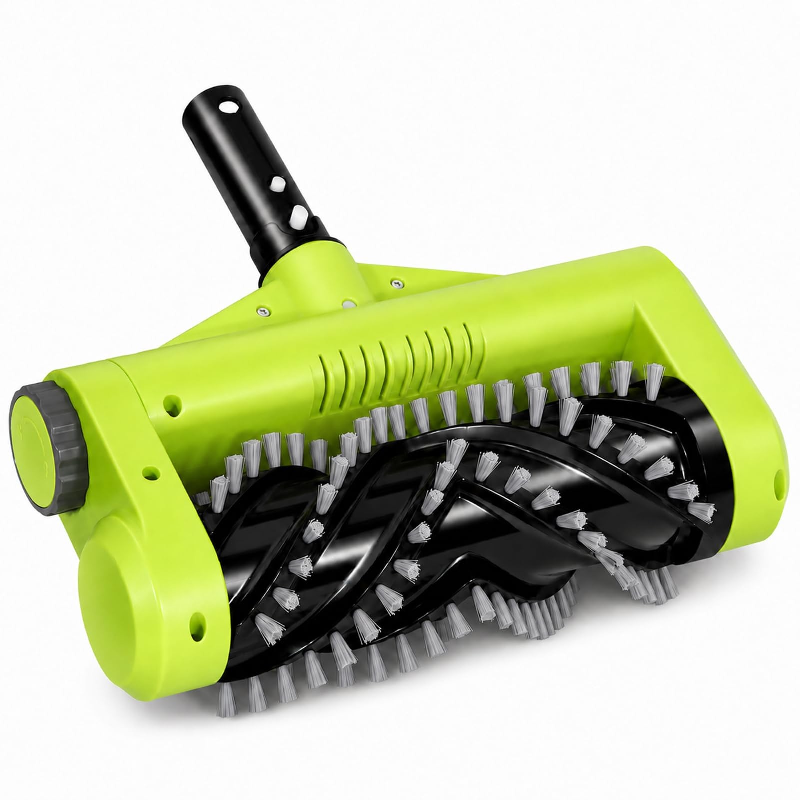 Sepetrel Electric Pool Brush Head, Cordless Motorized Pool Scrubber for Ingro…