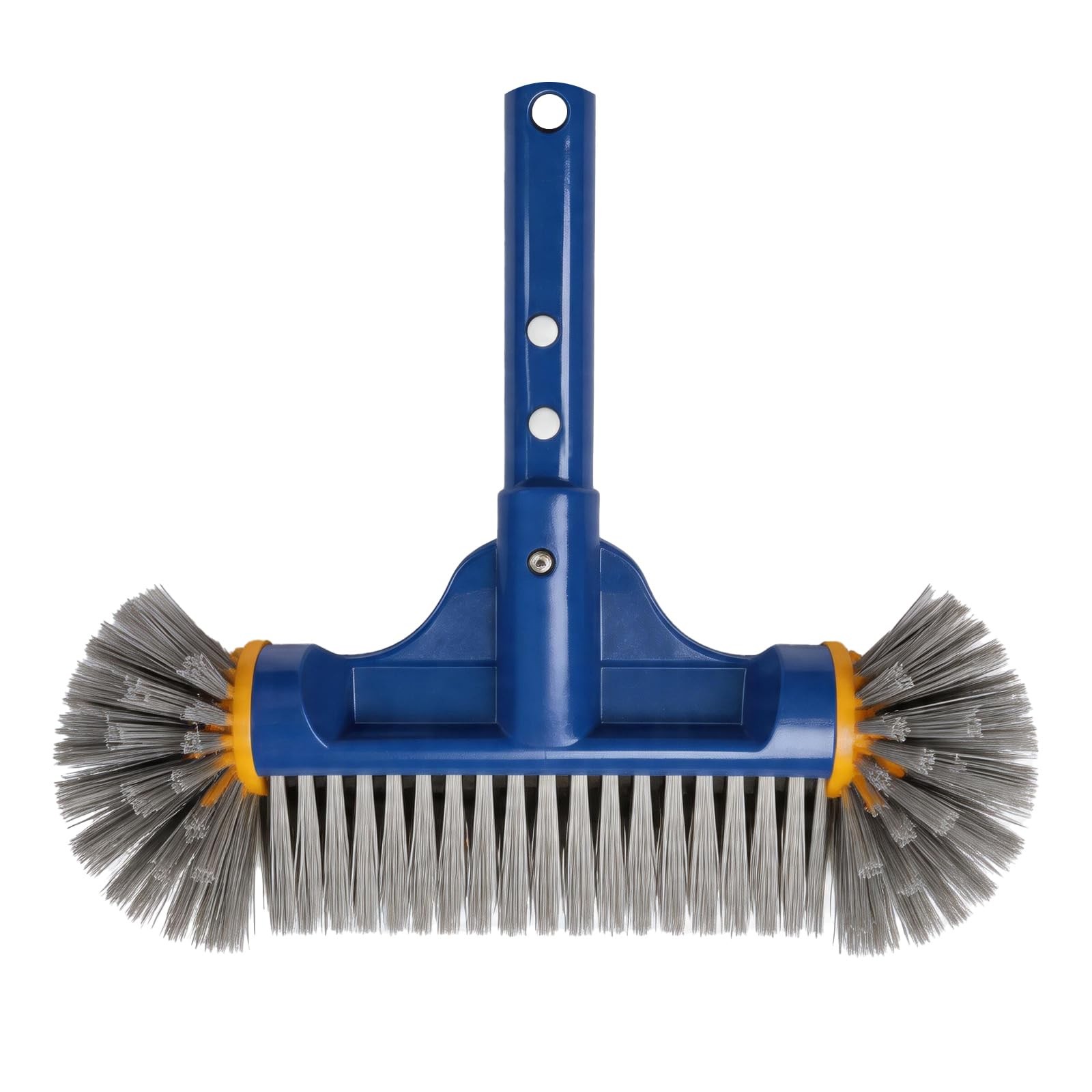 Heavy Duty Pool Brush Head, Premium Nylon Bristles Non-Abrasive Cleaning, Rei…