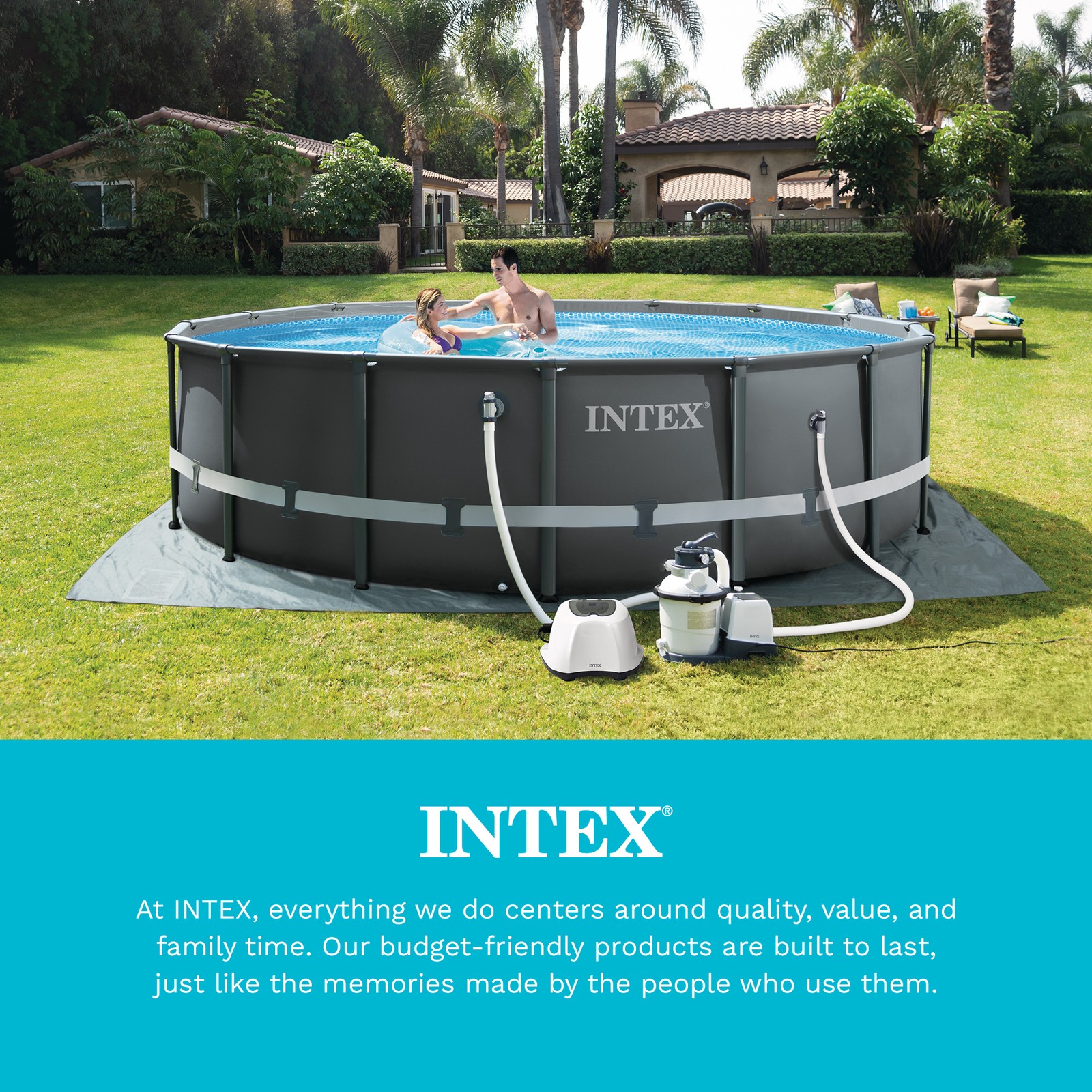 Intex 29060E 1.5&Prime; Diameter Accessory Pool 1,500 GPH Pump Replacement 59&Prime; Hose