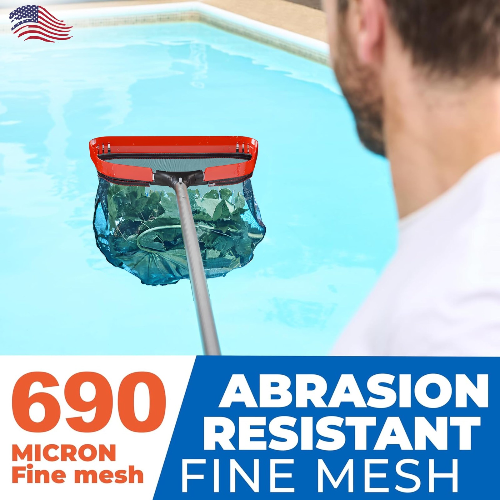 Protuff Silt & Leaf Rake Bundle Unlimited Free Replacements 2items 19 Inch Medi