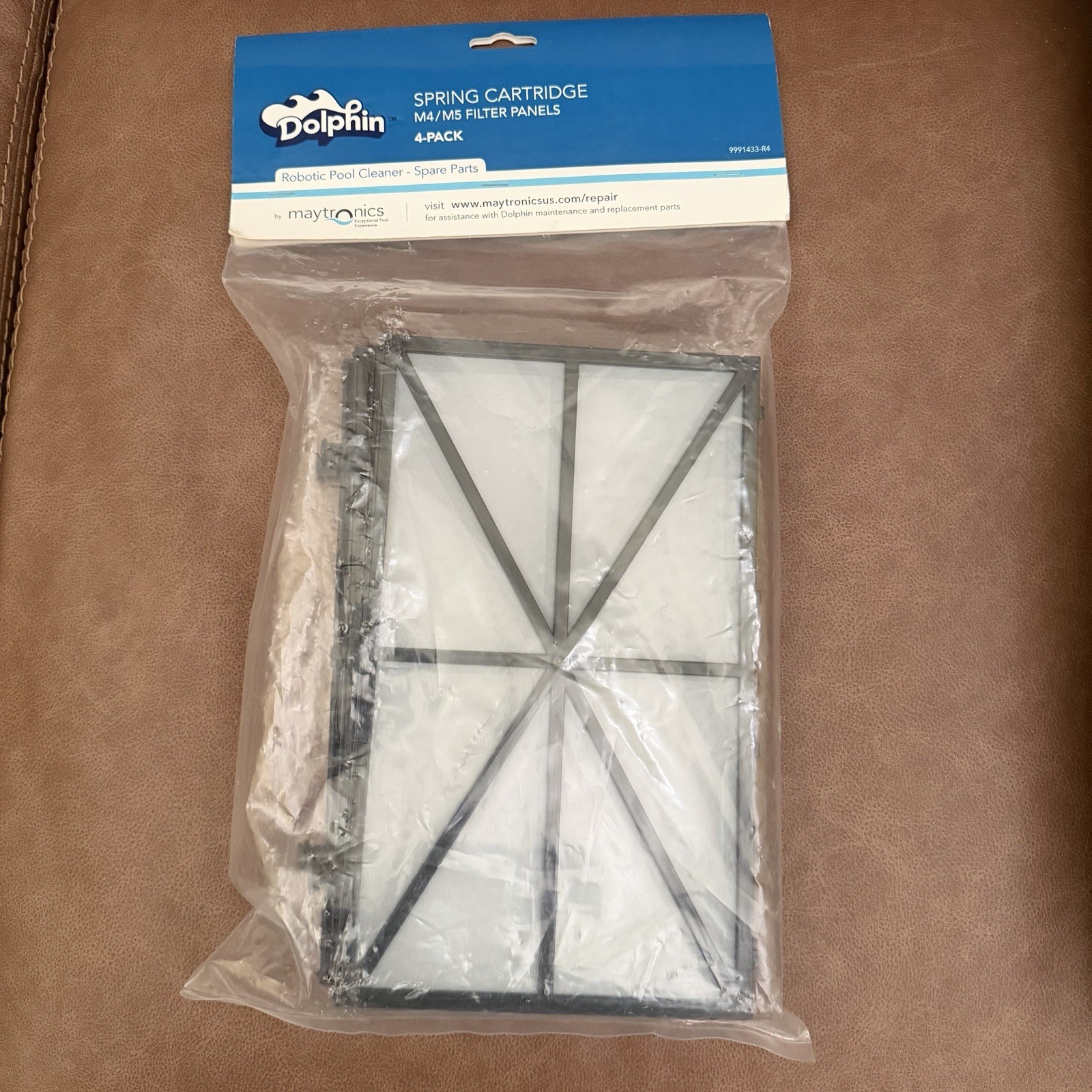 New Maytronics Dolphin Spring Filter Cartridge Panels – Pack of 4 – 9991433-R4