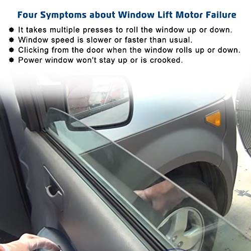 Power Window Lift Motor Replacement Compatible with Ford F150 Front Left Side