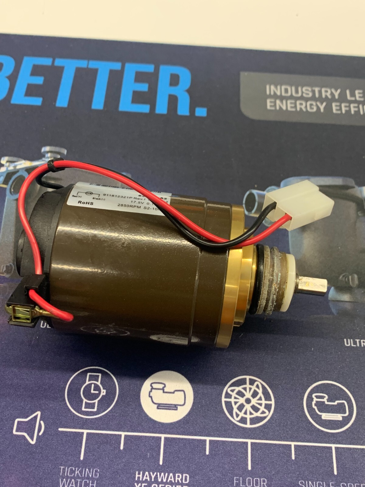 Maytronics / Dolphin M200 M400 Pool Cleaner PUMP Motor 5500012 17.5V ( Used