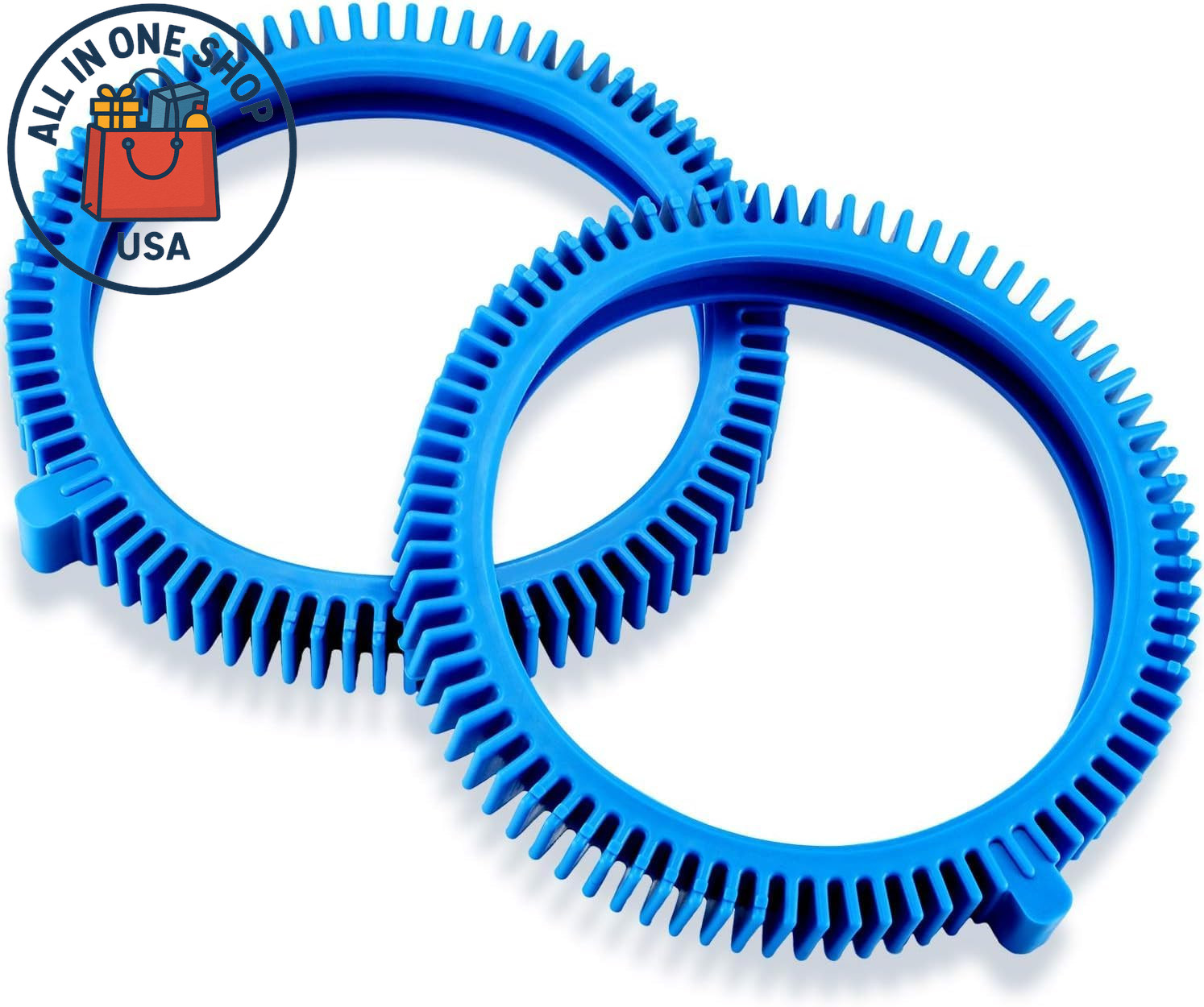 Blue Front Tire Kit for Hayward Pool Cleaners and Phoenix Models 2-Pack