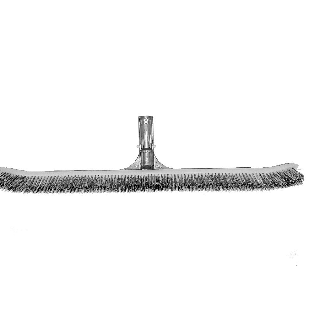 A & B 24&Prime; Commercial Curved Combination Wall Brush for Swimming Pool | 3024