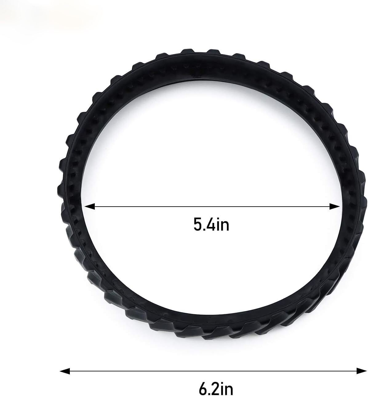 4 Pack R0526100 Track Pool Cleaner Wheel Tire Fit for Zodiac Baracuda MX8 / MX6