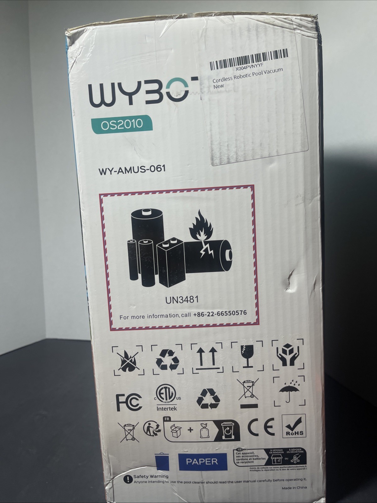 Wybot A1 Cordless Robotic Pool Cleaner *OS2010