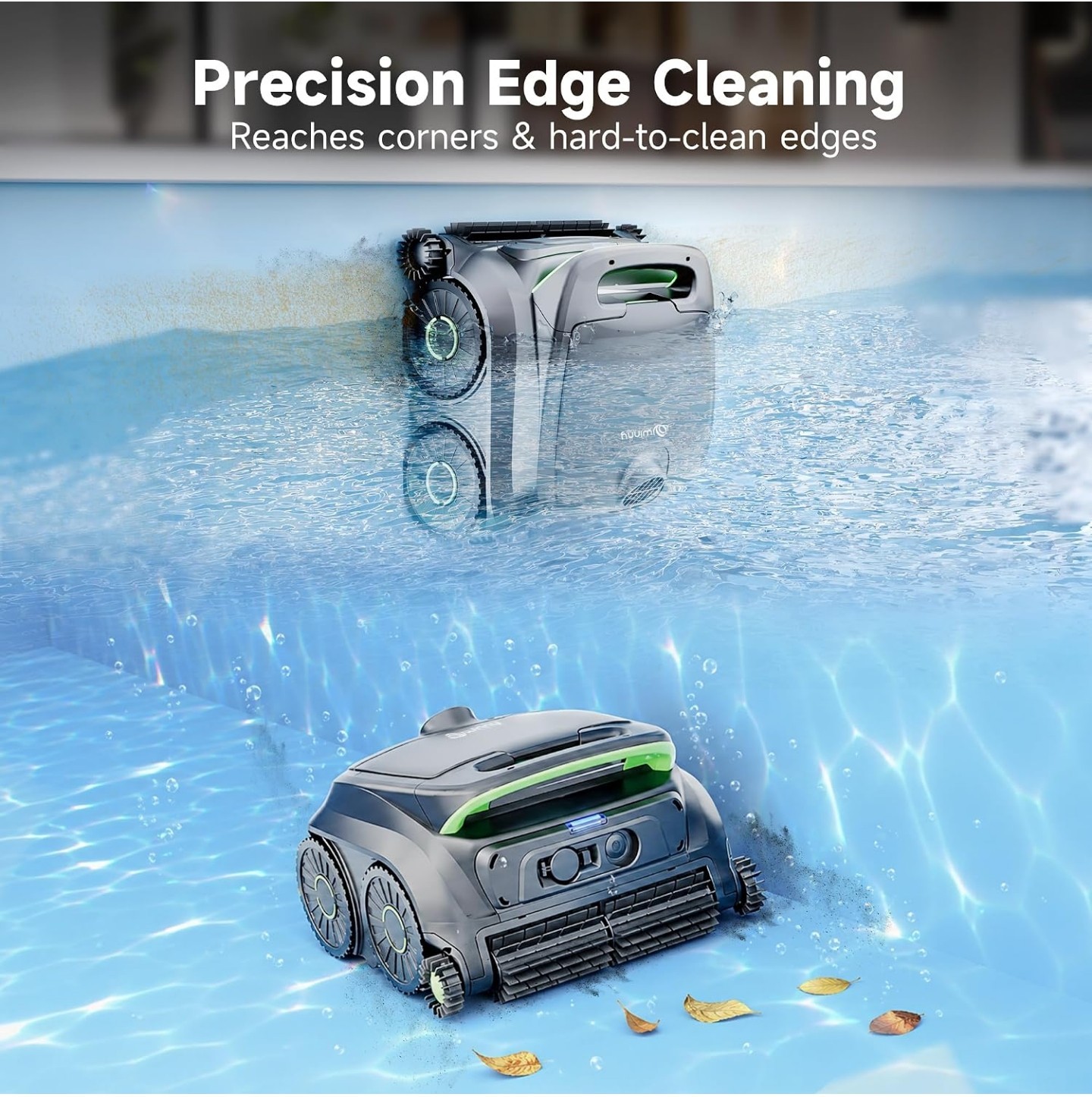 WINNY / WYBOT B1 Cordless Robotic Pool Cleaner – Smart App, Quad-Brush, In/Above