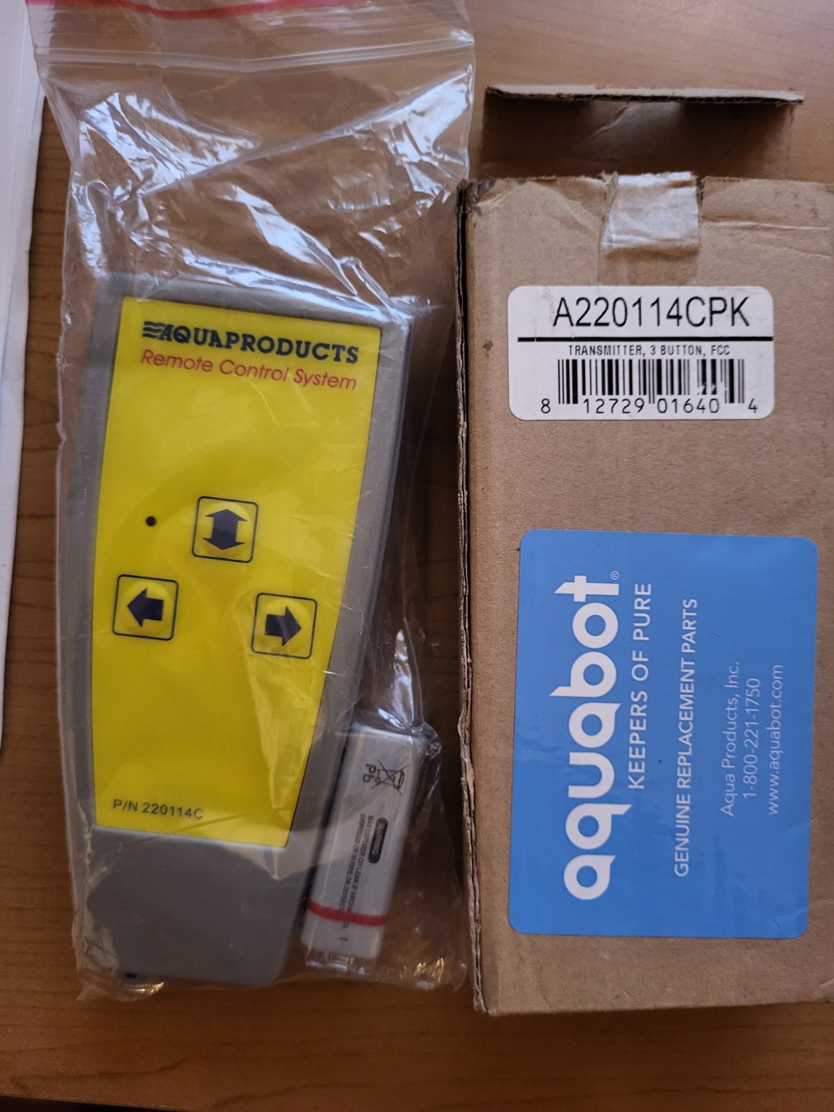 AQUA PRODUCTS AQUABOT transmitter remote control A220114C 220114C New