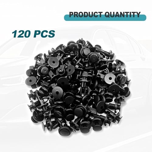 120-Piece 4-in-1 Bumper & Fender Clip Kit – Replaces OEM# 90159-60498, 52161
