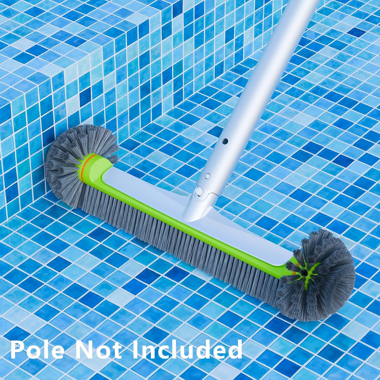 Sepetrel Pool Brush Head for Cleaning Walls,Heavy Duty Inground/Above Ground Swi