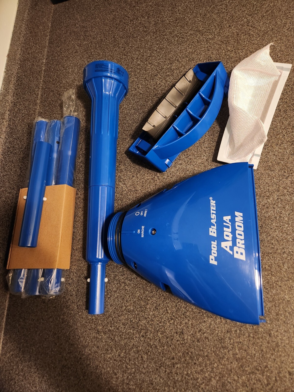 POOL BLASTER Aqua Broom XL Ultra Cordless Pool, Hot Tubs, Spa Vacuum Cleaner