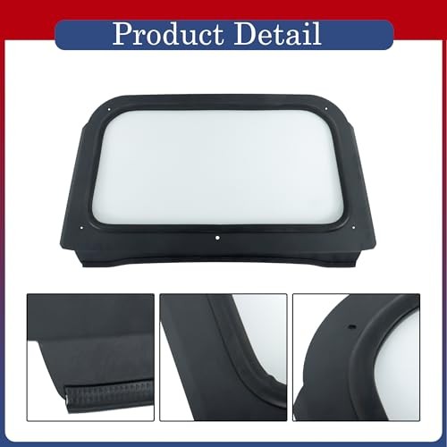 Full Glass Windshield with Wiper Replacement for Polaris RZR 570 All years 800