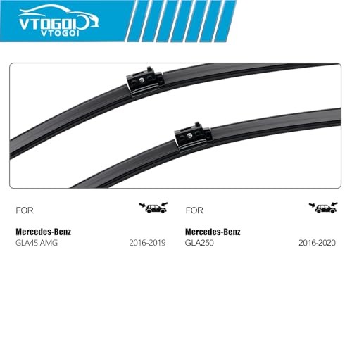 OEM Windshield Wiper Blades Replacement for Mercedes-Benz GLA250 2016-2020