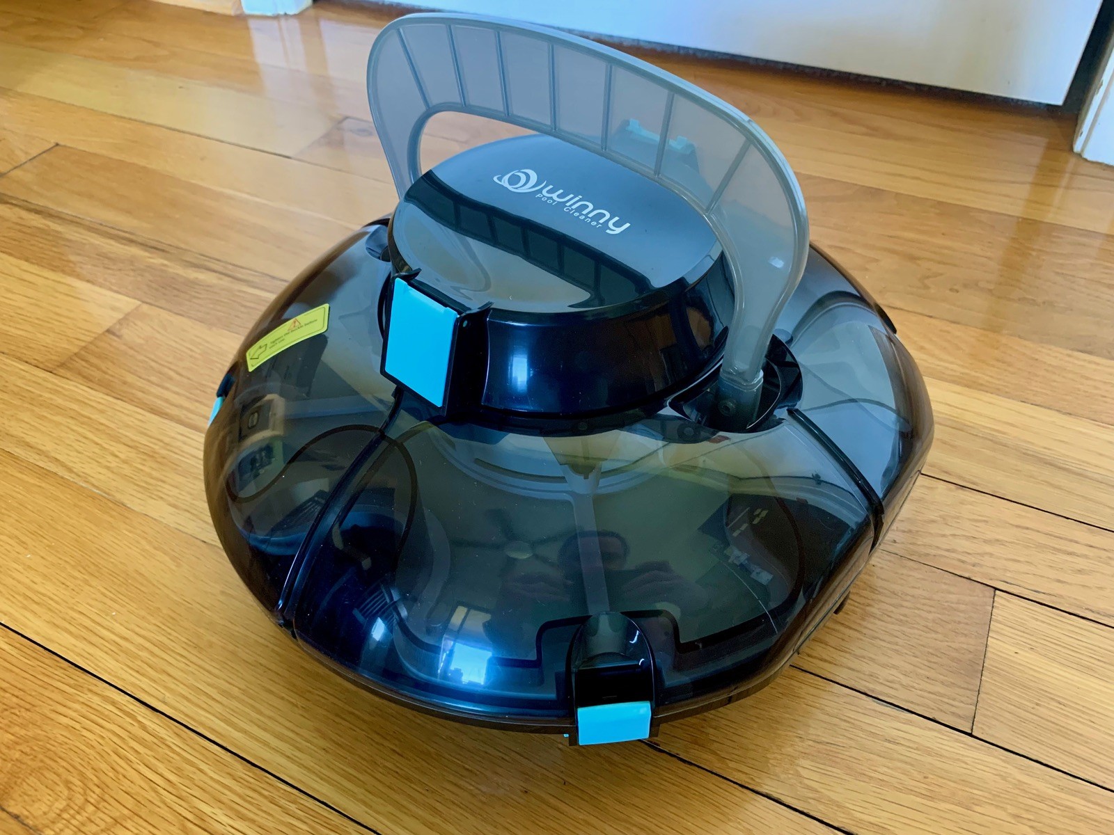 Cordless Robotic Auto Pool Vacuum Cleaner, Self-Parking, 660 Sq.Ft, 90 Min, LDB