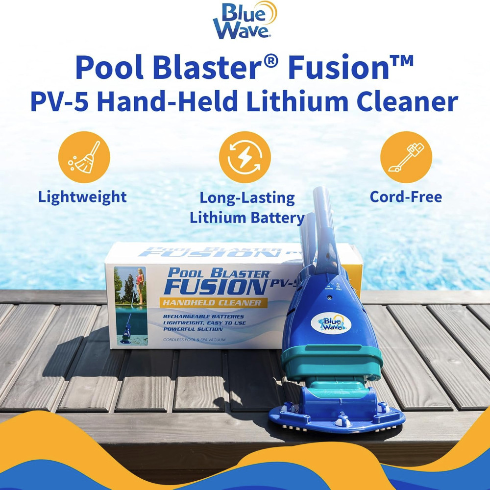 Pool Blaster® Fusion™ PV-5 Hand-Held Lithium Cleaner