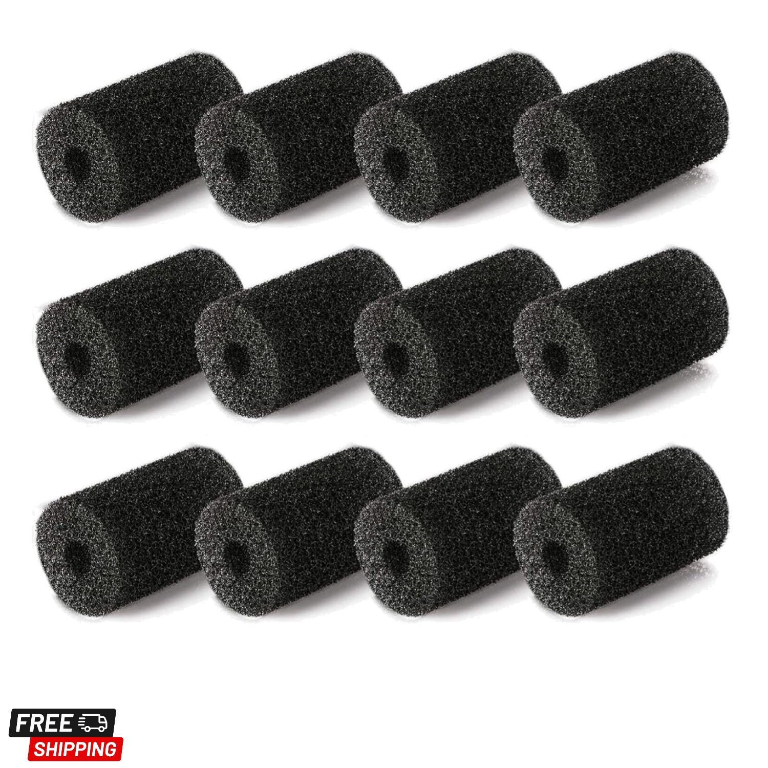 for Polaris Pool Cleaner Parts, 12 Pack Sweep Hose Tail Scrubbers Replacement…