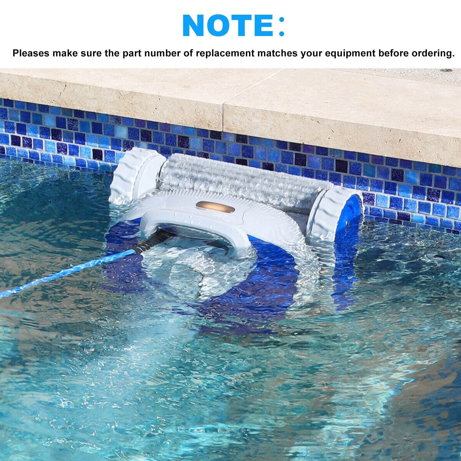 4 Pack Pool Cleaner Robot Drive Belts for Aquabot A3302PK – Replacement Parts