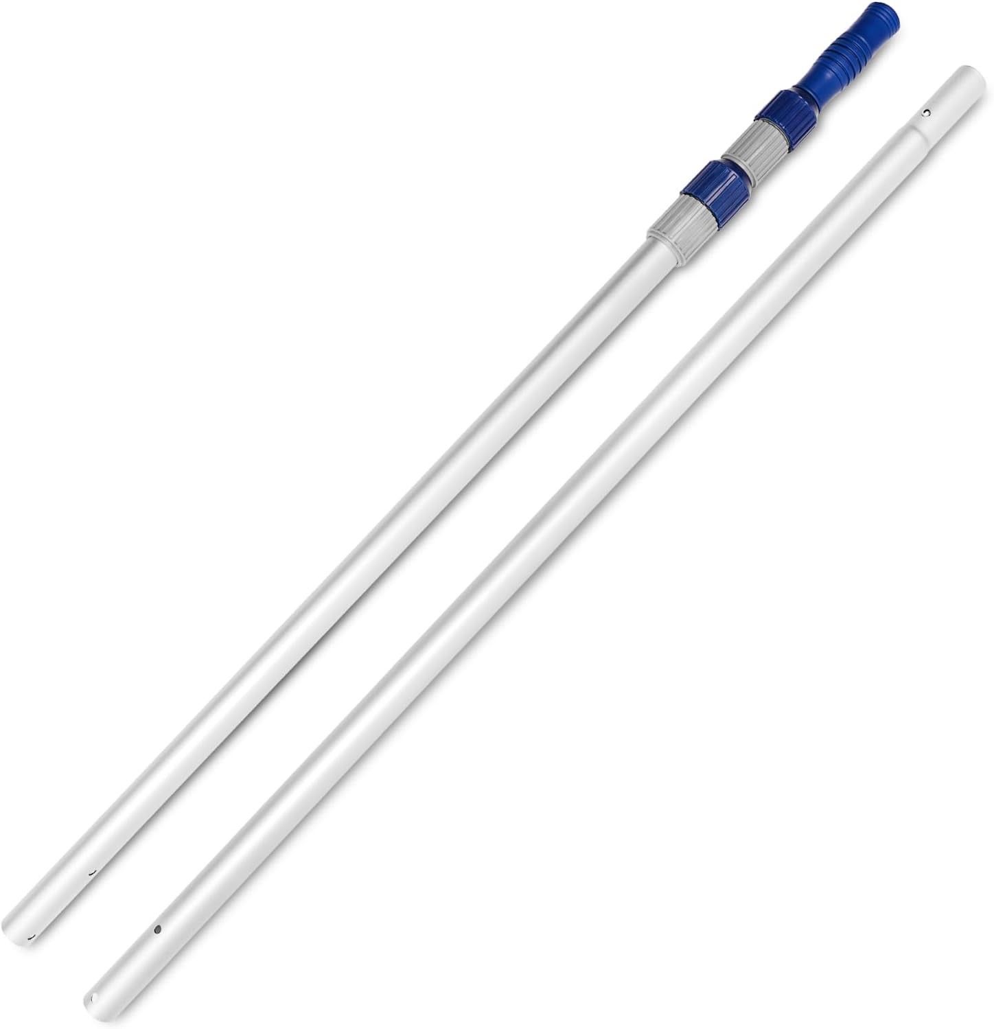 Durable 12 FT Telescopic Aluminum Pool Pole – Ideal for Skimmers & Brushes