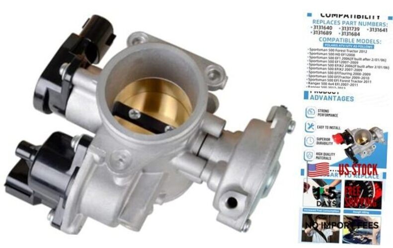 3131684 Upgraded Throttle Body Compatible With Polaris Sportsman 500 2006-2013