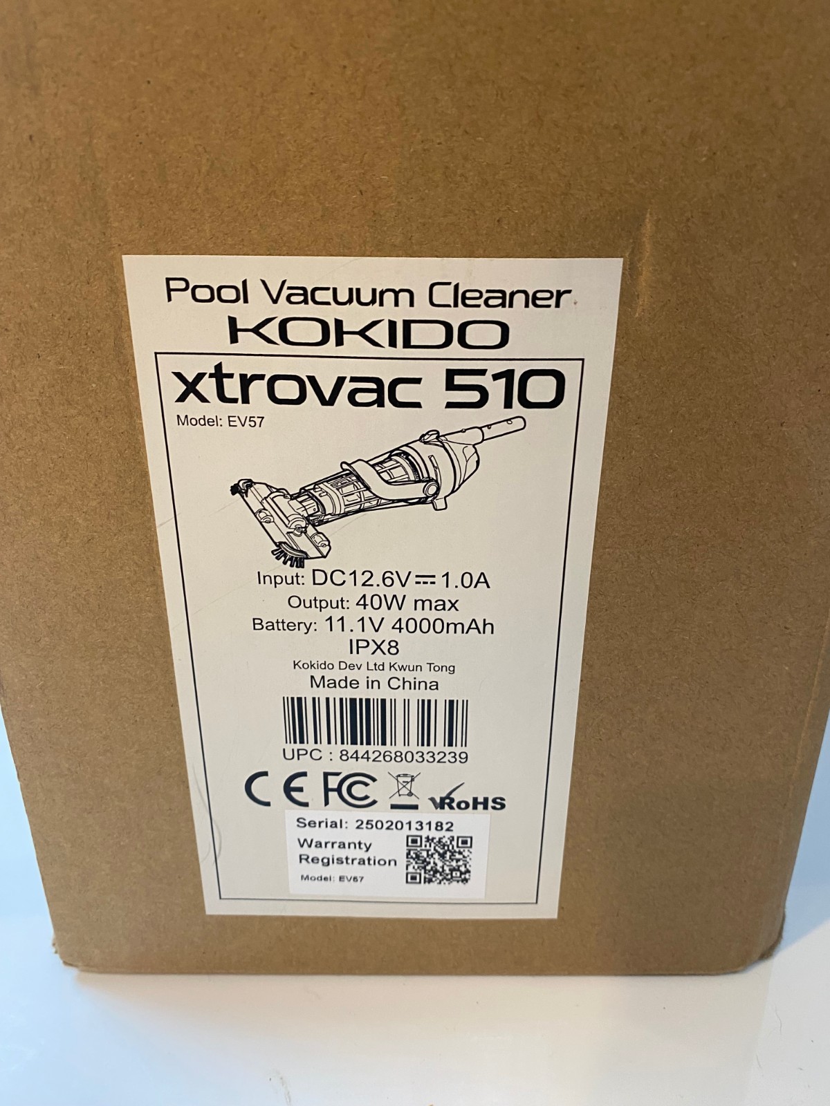 KOKIDO 2025 Rechargeable Pool Vacuum, XTROVAC 510, 4X Suction Power,