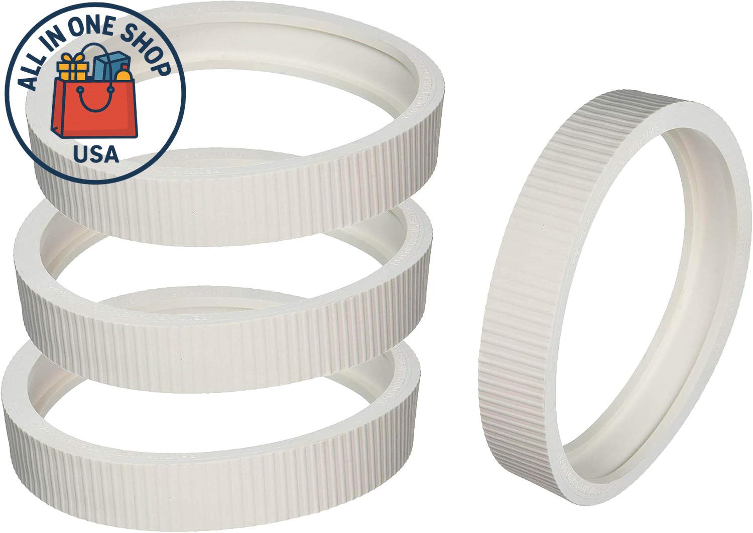 Upgraded Rubber Tires for Pentair Legend Pool Cleaner (4 Pack)