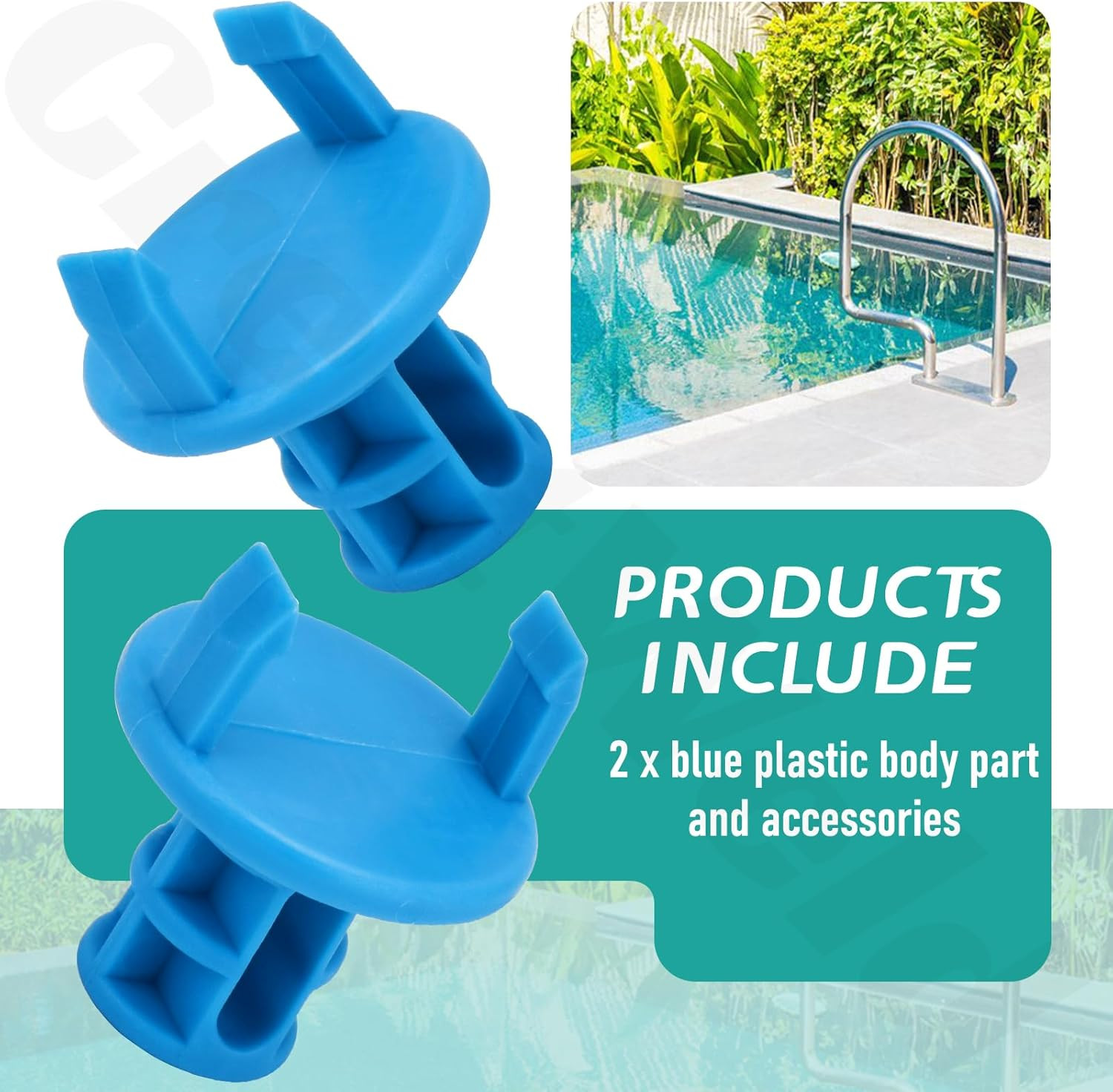 2-Pack Pool Pop-Up Removal Tool with Screws for Pumps Replacement