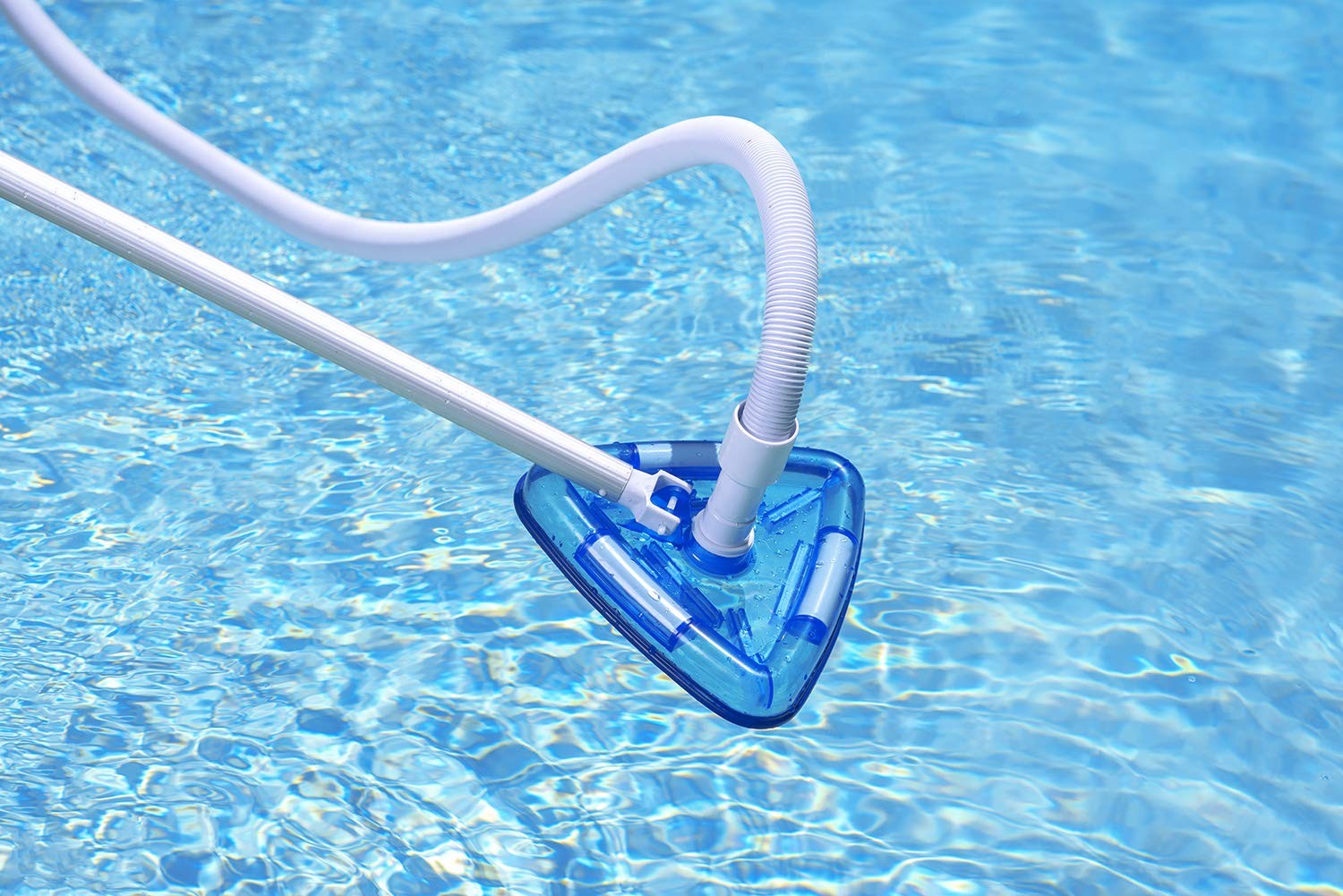 Poolmaster 27514 Clear View Transparent Weighted Triangle Vinyl Liner Swimming P
